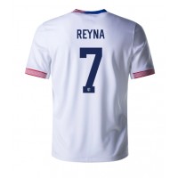 Camisa de time de futebol Estados Unidos Giovanni Reyna #7 Replicas 1º Equipamento Copa America 2024 Manga Curta